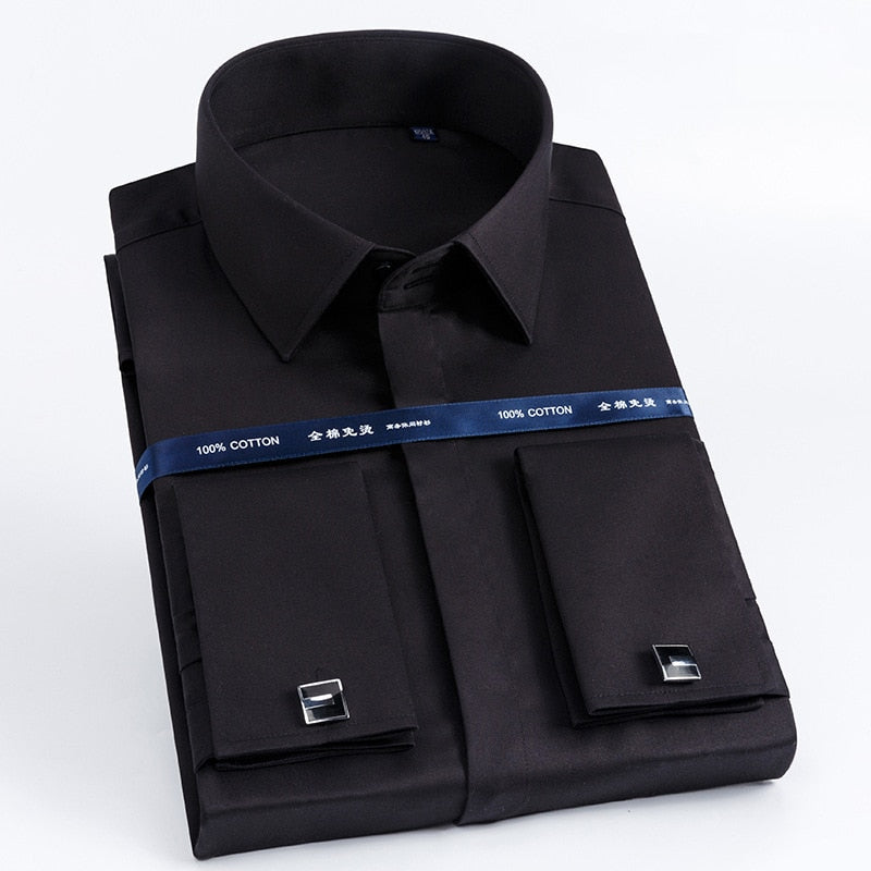 EMJ stars French Cuff Button Shirts